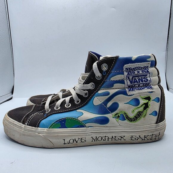 Vans Mother Earth Elements Style 238 Womens Size 9.5 Hi Top Sneaker Shoes Casual - Picture 13 of 13